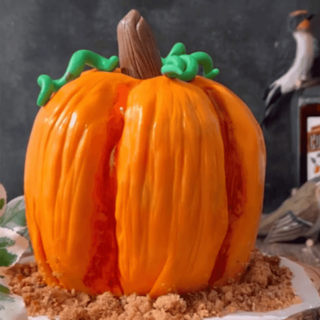 gateau citrouille pate a sucre