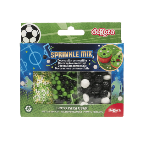 Sprinkles mix pour déco gâteau anniversaire football