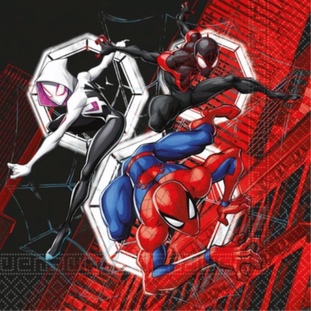 serviettes anniversaire spiderman