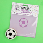 pochoir biscuit ballon de foot sweet stamp