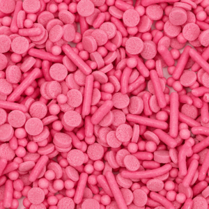 mix sprinkles rose vif de PME Cake