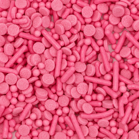 mix sprinkles rose vif de PME Cake