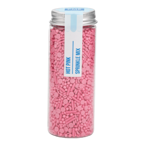 Mélange de sprinkles rose vif 76g