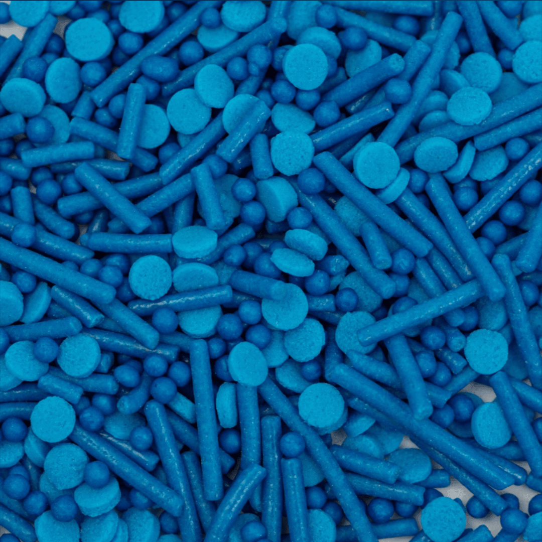 mélange de sprinkles bleus PME cake