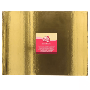 cake drum rectangulaire or 40 cm