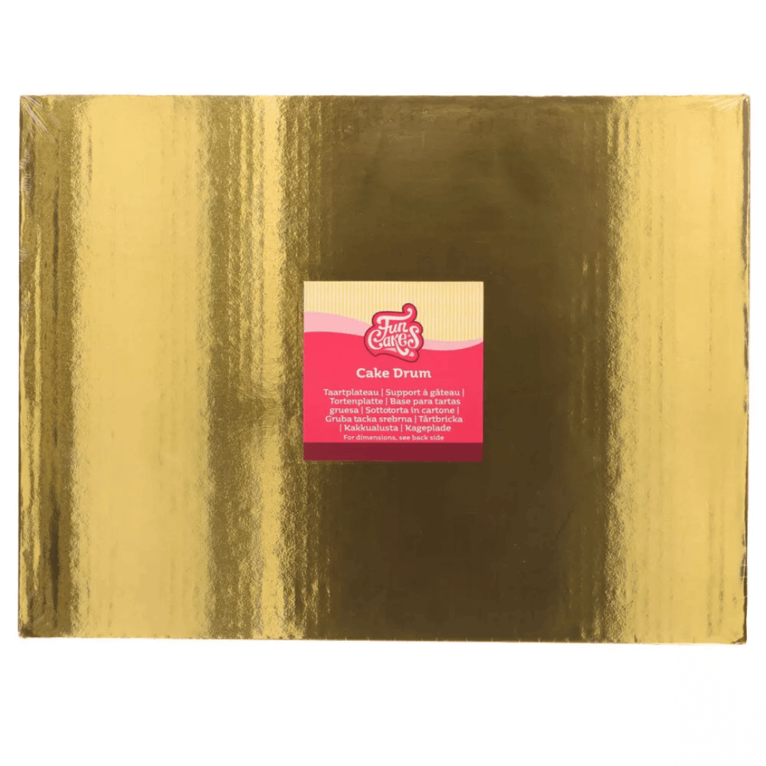 cake drum rectangulaire or 40 cm