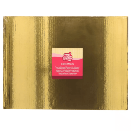 cake drum rectangulaire or 40 cm