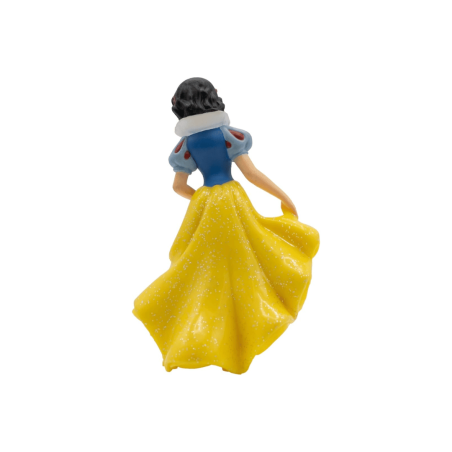 figurine blanche neige pour gateau vue de dos