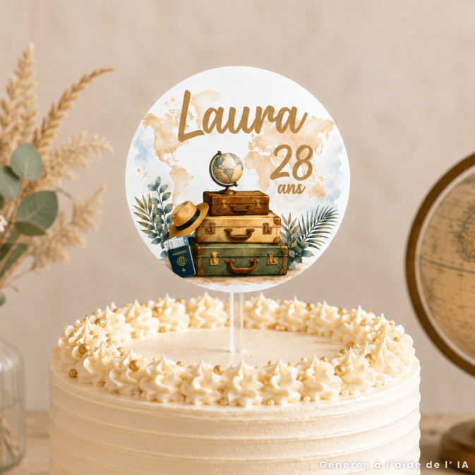 cake-topper-personnalisable-theme-voyage