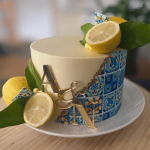 amalfi cake avec feuille en sucre dolce vita