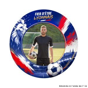 Photo comestible Lyon ronde 20 cm