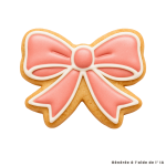 biscuit décoré emporte pièce noeud