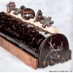 decoration embout de buche chocolat renne de noel