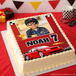 gateau-avec-photo-comestible-damier