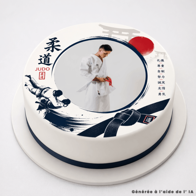Gateau-personnalisé-theme-judo