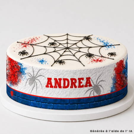 gateau-spiderman-personnalisable-avec-contour