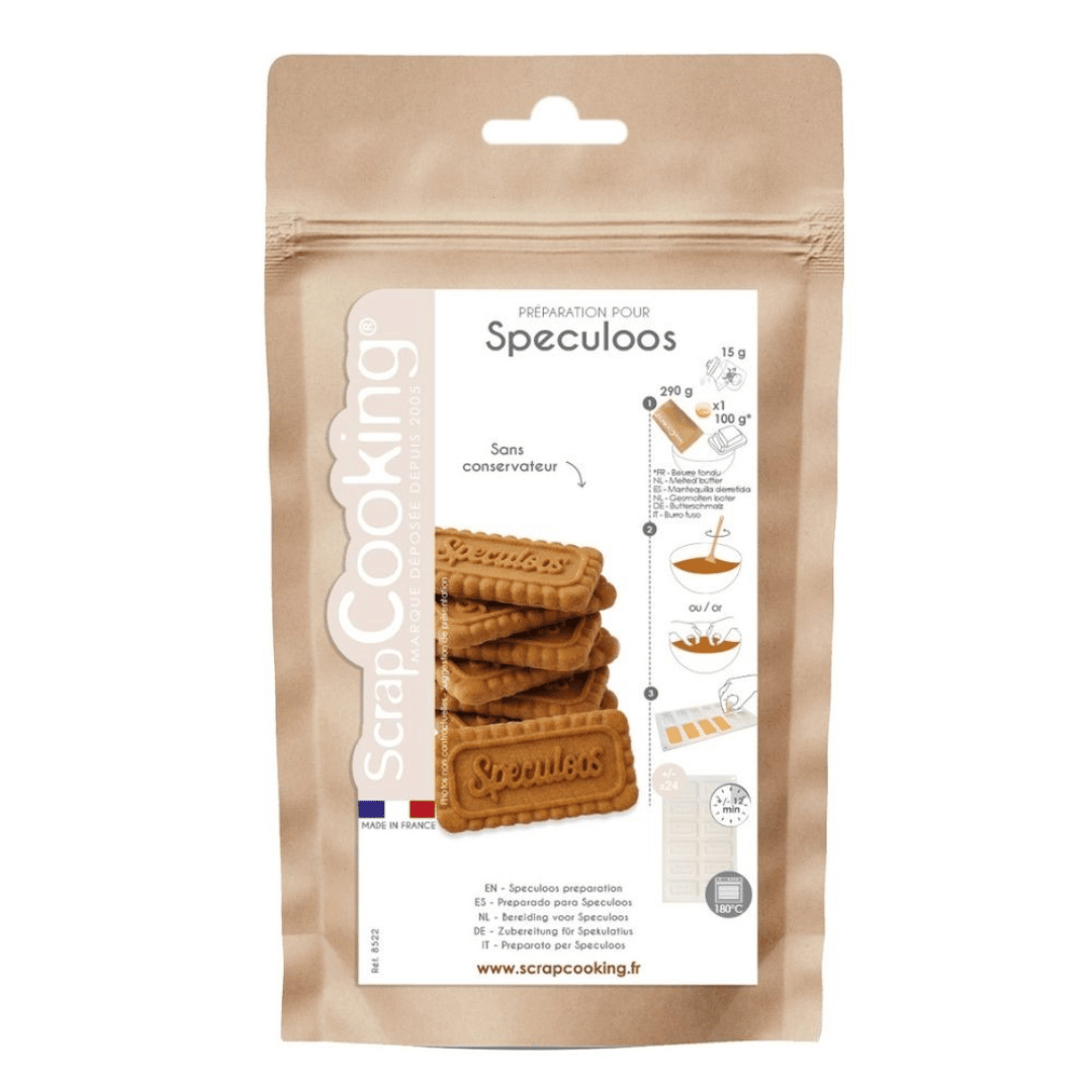 preparation en poudre pour biscuits speculoos scrapcooking