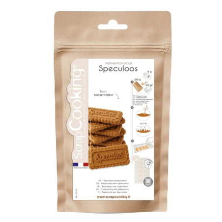 preparation en poudre pour biscuits speculoos scrapcooking