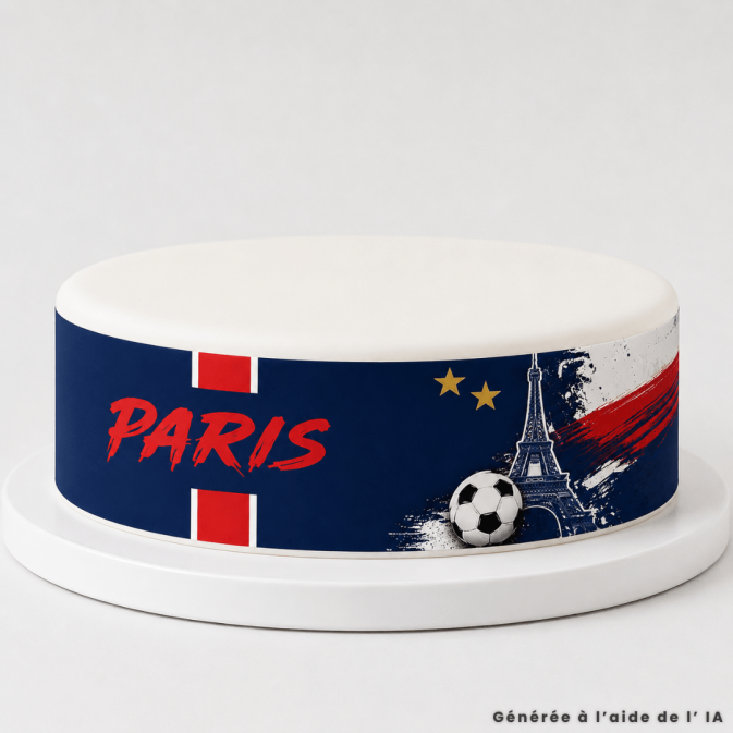 Gateau-paris-football-avec-contour-comestible