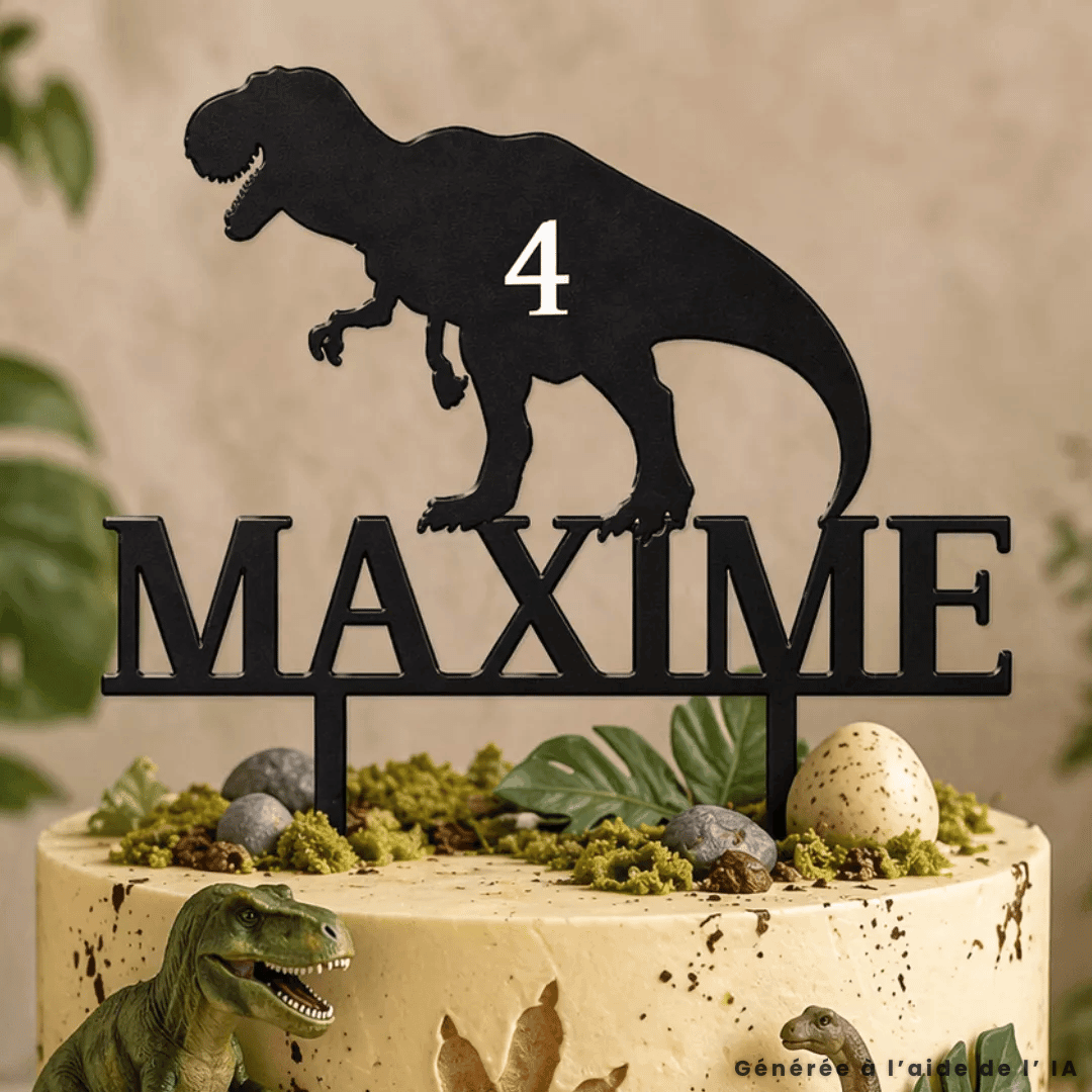 topper-personnalise-dinosaure