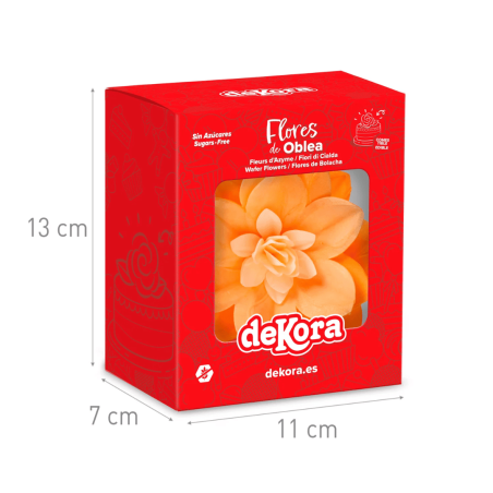 fleur de nénuphar en azyme pour décoration de gâteau Dekora