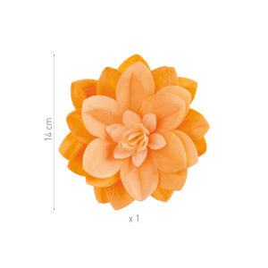 Fleur en azyme - nénuphar orange