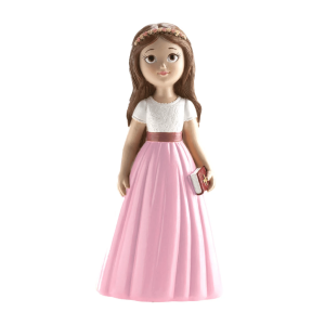 figurine gateau de communion fille