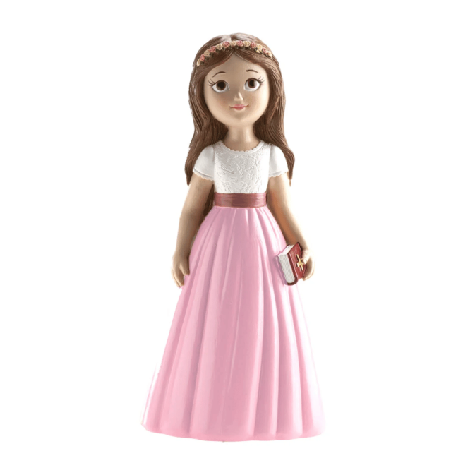 figurine gateau de communion fille