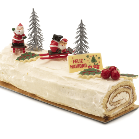 decoration buche de noel Dekora