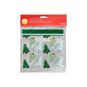 20 sachets biscuits de noel refermables avec zip
