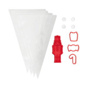 Kit emportes pièces de noel avec poches à douille et embouts