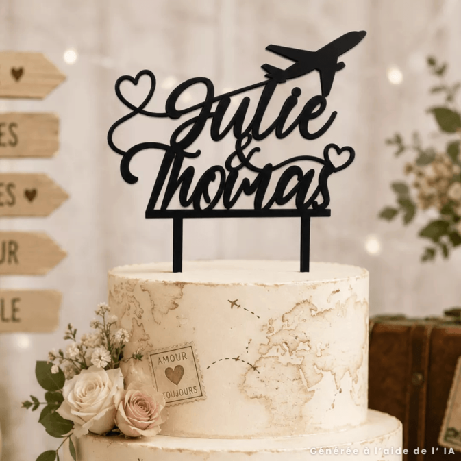 wedding-cake-topper-avion-a-personnaliser