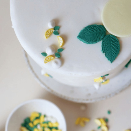 Décoration pour gâteau citron dolce vita