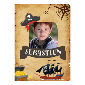 Photo comestible A4 Carte aux trésors