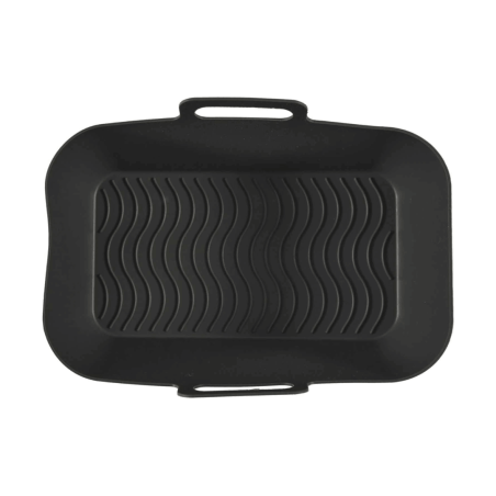 Moule silicone air fryer rectangulaire (vue de dessus)