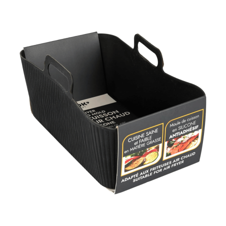 Moule silicone air fryer rectangulaire (19x12x7 cm)