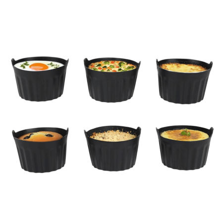 Moules silicones air fryer muffins et plats individuels