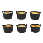 Moules silicones air fryer muffins et plats individuels