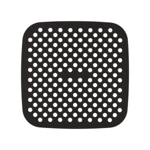 2 tapis de cuisson réutilisables pou air fryer 21x21 cm