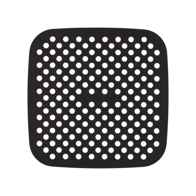 2 tapis de cuisson réutilisables pou air fryer 21x21 cm