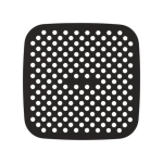 2 tapis de cuisson réutilisables pou air fryer 21x21 cm