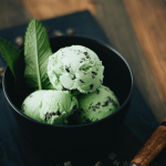 glace menthe chocolat avec pâte aromatisante SARACINO