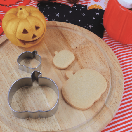 set d'emportes pièces citrouille pour biscuits halloween