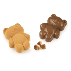 petits gateaux oursons en chocolat silikomart
