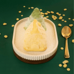 dessert fruité glacé en forme de chalet de noel scrapcooking