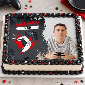gateau-fan-gaming-avec-photo-personnalisée