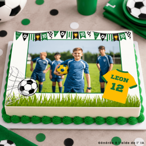 Gateau-anniversaire-football-personnalisé