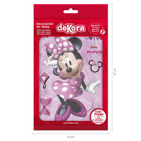 silhouette azyme minnie prédécoupée dekora