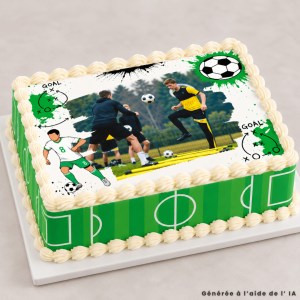 gateau-foot-avec-kit-photo-personnalisé