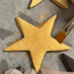 paillettes d'or alimentaire pour biscuits de noel